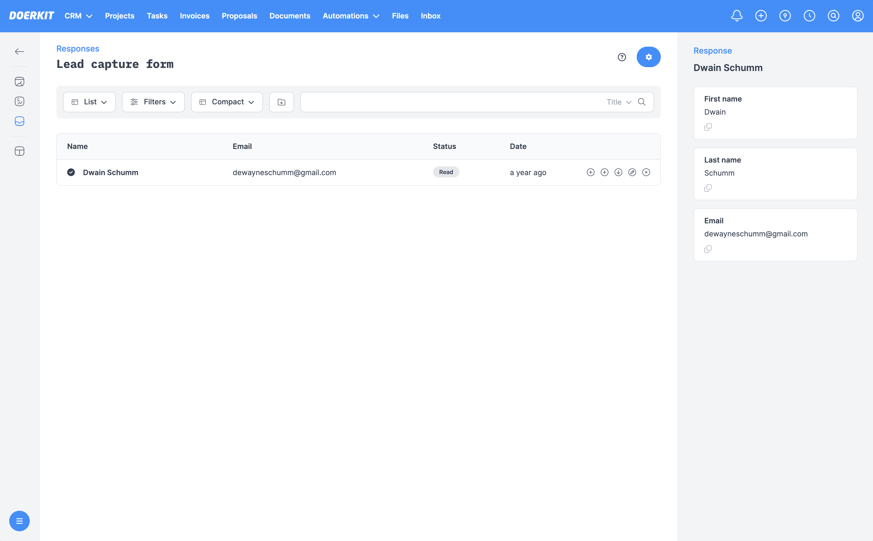 The best way to collect information from clients