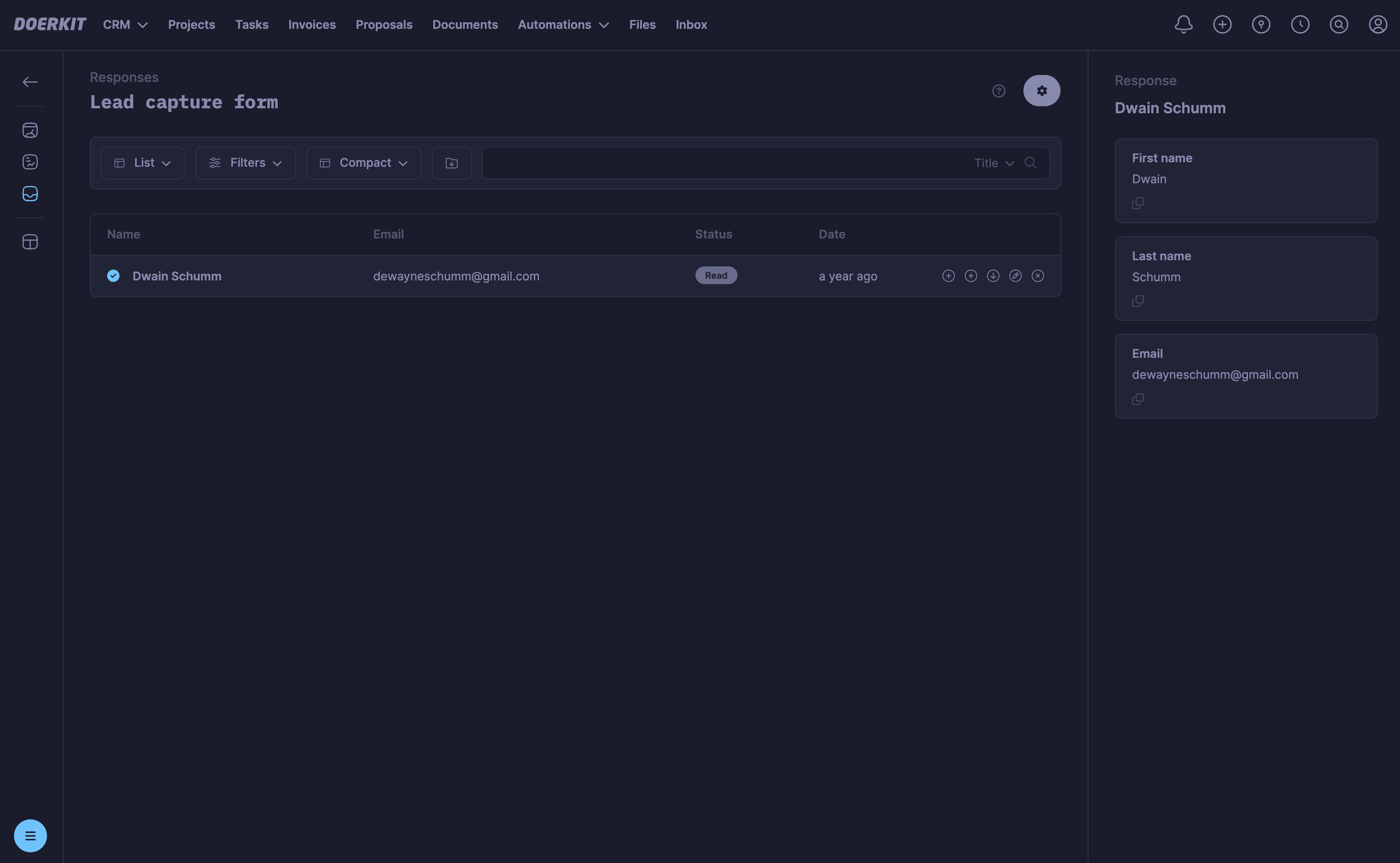 The best way to collect information from clients